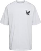 Wood Wood Wwasa Not To Be Trusted Tshirt Mand White Kortærmede T-shirt...