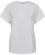 IRO Tabitha Kvinde White Kortærmede T-shirts Str L - hos Magasin