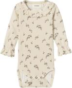 Lil' Atelier Nbfgio BIA LS Slim Body LIL Str 68 - Birch/berries Langær...