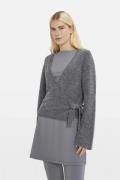 Envii Enada LS VN Knit 7216 Kvinde Dark Grey Mel Sweaters Str L - hos ...