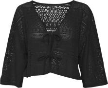 Vero Moda Vmhoney Lace 3/4 Bolero TOP WVN GA Kvinde Black Kortærmede B...