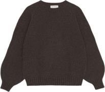 Moshi Moshi Mind Sienna Knit Wool Kvinde Chocolate Sweaters Str L - ho...