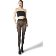 Wolford Graphic Pattern Tights Strømpebukser Str L - hos Magasin