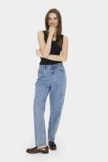 Saint Tropez Gabisz Denim Pants Kvinde Lyseblå Straight Jeans Regular ...