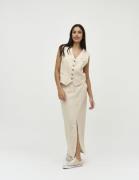 mbyM Nellism Kvinde Natural Linen Maxi Nederdele Str L - hos Magasin