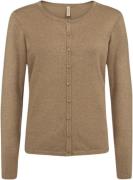 soyaconcept Scdollie 446 Cardigan Camel Kvinde 98404 Camel Cardigans S...