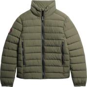 Superdry Fuji EMB Padded Jacket Mand Dusty Olive Green Overgangsjakker...