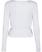 Envii Enally LS VN TEE 5314 Kvinde White Langærmede T-shirts Str XS - ...