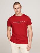 Tommy Hilfiger Tommy Logo TEE Mand Dark Magma Kortærmede T-shirts Str ...