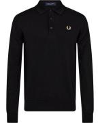 Fred Perry K4535 Mand Black Sweaters Str L - Bomuld hos Magasin