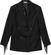 H2OFAGERHOLT Hendrix Blazer Kvinde Black Overgangsjakker Str L - Uld h...