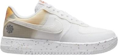 Nike Air Force 1 Crater Sneakers Kvinde Hvid Sneakers Str 38.5 - Gummi...