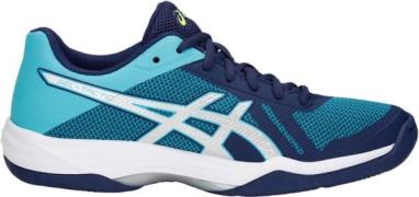 Asics Geltactic Kvinde Blå Sneakers Str 37.5 - hos Magasin