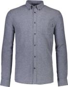 Lindbergh Brushed Twill Shirt L/S Mand Blue Langærmede Skjorter Str L ...