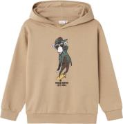 Name It Nkmrenma LS Nreg Sweat WH BRU Str 116 - Weathered Teak Sweatsh...