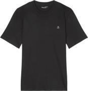 Marc O’Polo Tshirt, Short Sleeve, Logo Print Kvinde Black Kortærmede T...