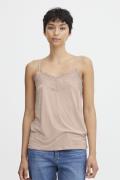 ICHI Like to2 Kvinde Rose Dust Tanktoppe Casual Fit Str L - hos Magasi...