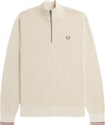 Fred Perry K8557 Mand Oatmeal Sweaters Str L - hos Magasin