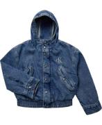 Calvin Klein Denim Hooded Jacket Str 12 år Denim - 1a4 Jeans hos Magas...