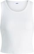 JJXX Jxfallon SL RIB Tank TOP Noos Kvinde Bright White Toppe Str L - h...