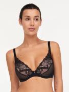 Chantelle CO BRA Tshirt Plunge T-shirt Bh'er Str C 80 - hos Magasin