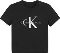 CK Kids Newborn Monogram SS Tshirt Str 68 - Beh Kortærmede T-shirts ho...