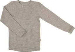 Joha Shirt l.s. Basic Str 8-10 år / 140 - Brun Langærmede T-shirts hos...