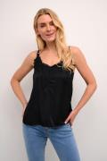 Cream Cranna Top Kvinde Pitch Black Tanktoppe Str 34 - hos Magasin