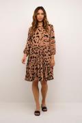 Culture Cudrea Dress Kvinde Thrush Midi Kjoler Str L - hos Magasin