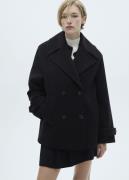 MANGO Coat. - Goya Kvinde Navy Overgangsjakker Str S - hos Magasin