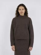 Neo Noir Paulina Knit Blouse Kvinde Brown Melange Sweaters Str 40 - ho...