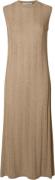 Selected Femme Slfhanna SL Long Knit Dress Kvinde Humus/melange Maxi K...