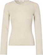 Modström Hirokimd Oneck Kvinde Summer Sand Sweaters Str L - Uld hos Ma...