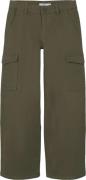 Name It Nkfrose Wide Twill Cargo 8108ba NO Str 128 - Grøn Bukser hos M...