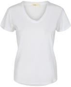 Levete room Lrany 2 Kvinde White Kortærmede T-shirts Str L - Bomuld ho...