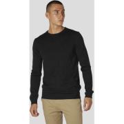 Clean Cut Copenhagen Merino Wool Crew Mand Black Sweaters Str L Merino...