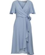 Christian Berg Cocktail Dress Kvinde Hellblau Midi Kjoler Str 36/ S - ...