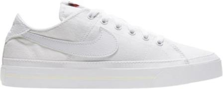 Nike Court Legacy Canvas Kvinde Hvid Sneakers Str 40 - hos Magasin