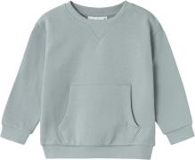 Lil' Atelier Nmmjobo LS RLX Sweat BRU LIL Str 92 - Abyss Sweatshirts h...