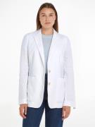 Tommy Hilfiger Casual Linen Regular SB Blazer Kvinde Ycf Blazere Str 4...