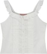 Designers Remix Girls G Velma Top Kvinde Hvid Tanktoppe Str 152 cm / 1...