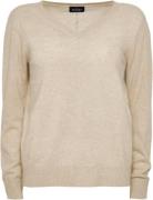 Sand Pure Cashmere Tare O Kvinde Multi Sweaters Str L Cashmere - hos M...