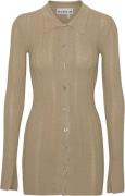 REMAIN Knit Fitted Cardigan Kvinde Incense Beige Cardigans Str 40 - ho...