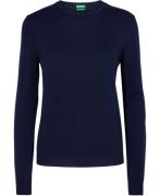 United Colors of Benetton Sweater L/S Kvinde Marineblå Sweaters Str L ...