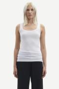 Samsøe Samsøe Sue Solid 265 Kvinde White Tanktoppe Str S/M - hos Magas...