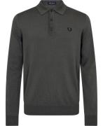 Fred Perry K4535 Mand Field Green Sweaters Str L - Bomuld hos Magasin