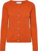 Rosemunde Wool & Cashmere Cardigan Kvinde Cherry Tomato Cardigans Str ...