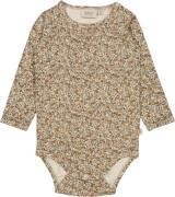 Wheat Body Liv Str 62/3m - 9400 Langærmede Bodies Bomuld hos Magasin