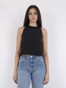 Neo Noir Ivy Poplin Top Kvinde Black Tanktoppe Str 36 - hos Magasin