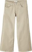 Name It Nkfrose Wide TWI Pant 1115tp Noos Str 116 - Safari Bukser hos ...